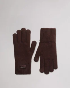 rag & bone Addison Tech Gloves Chocolate Brown Outlet