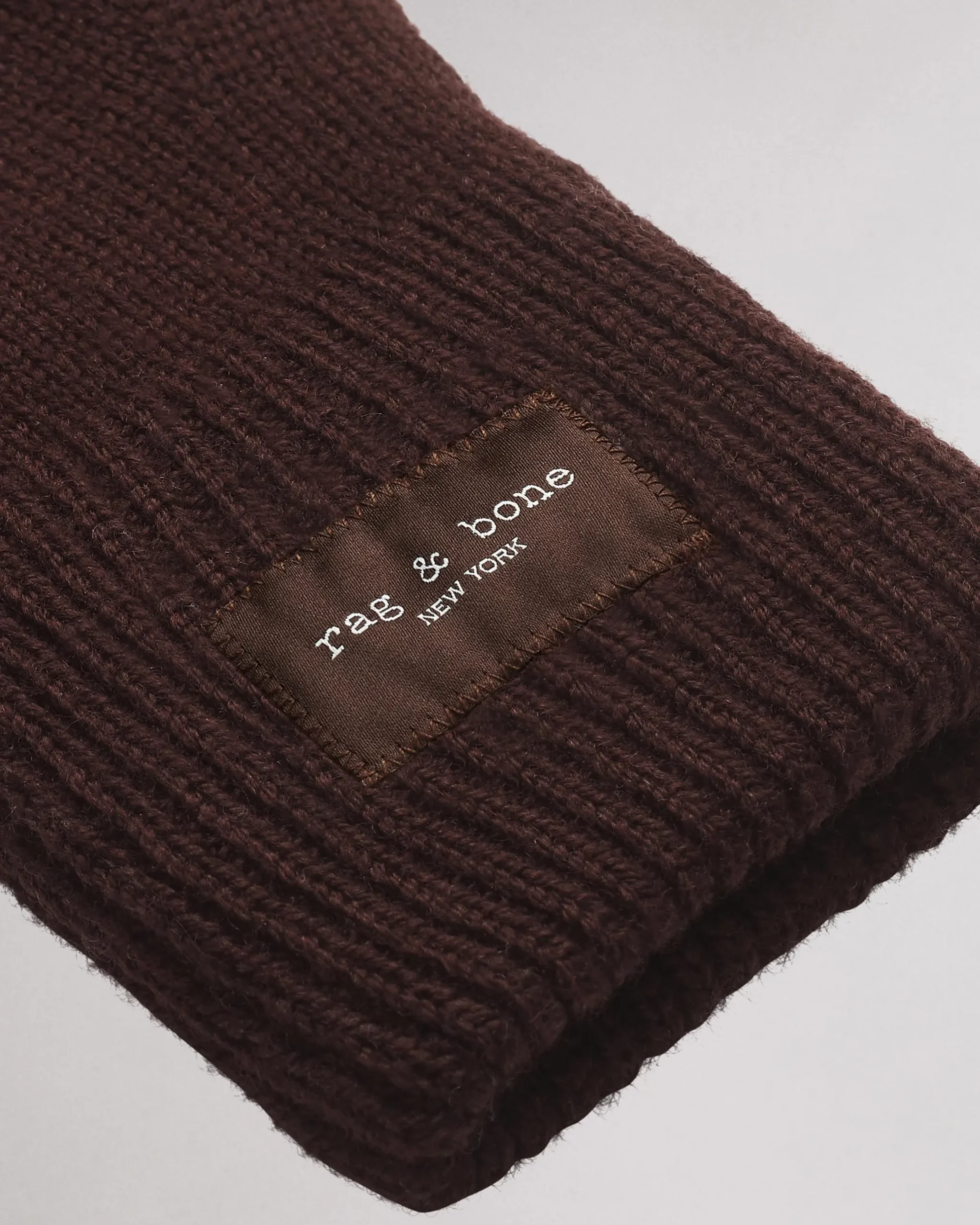 rag & bone Addison Tech Gloves Chocolate Brown Outlet