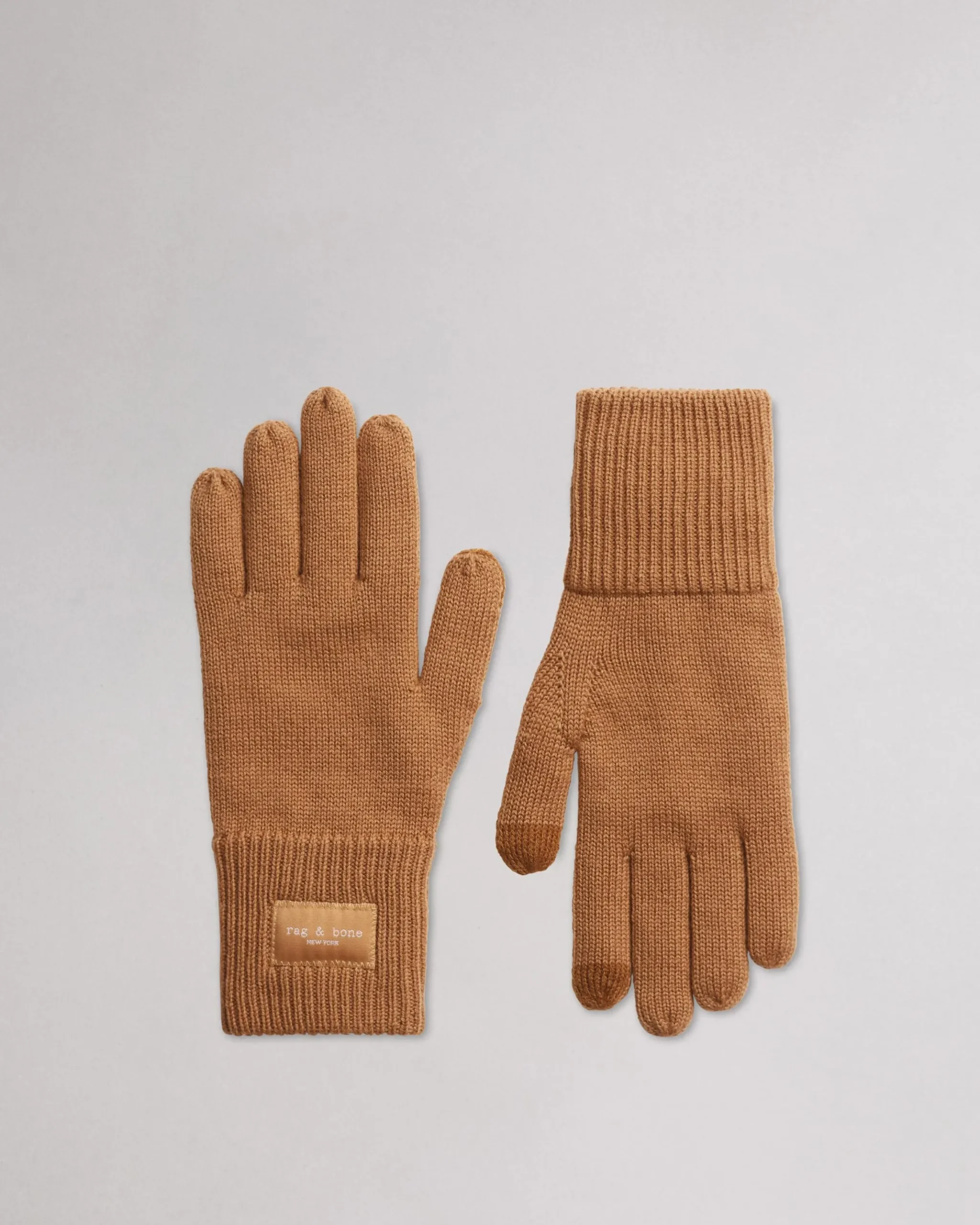rag & bone Addison Tech Gloves Light Brown Shop