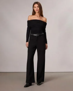 rag & bone Andi Full-Length Pant Black Cheap