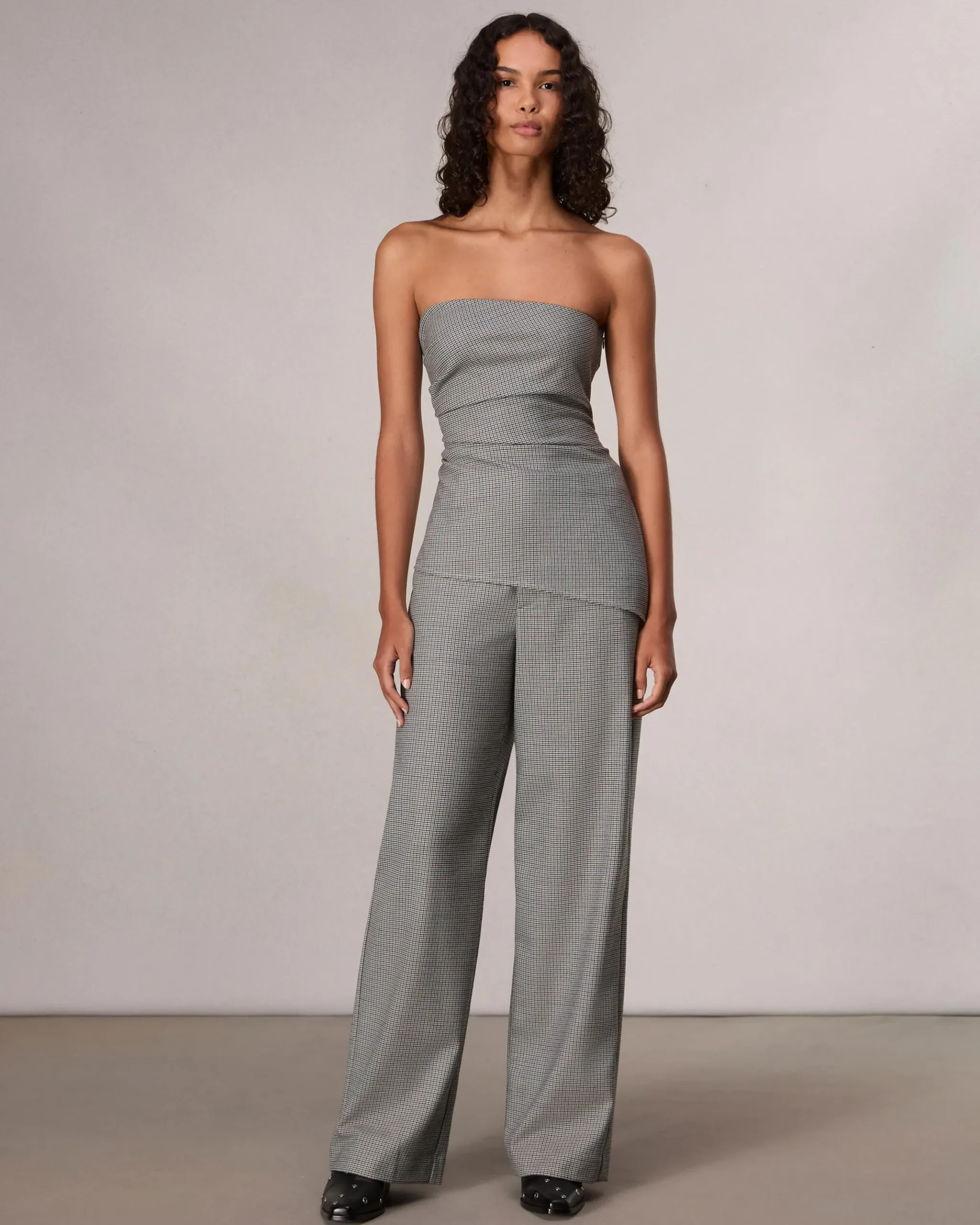 rag & bone Andi Full-Length Plaid Pant Blue Plaid Sale