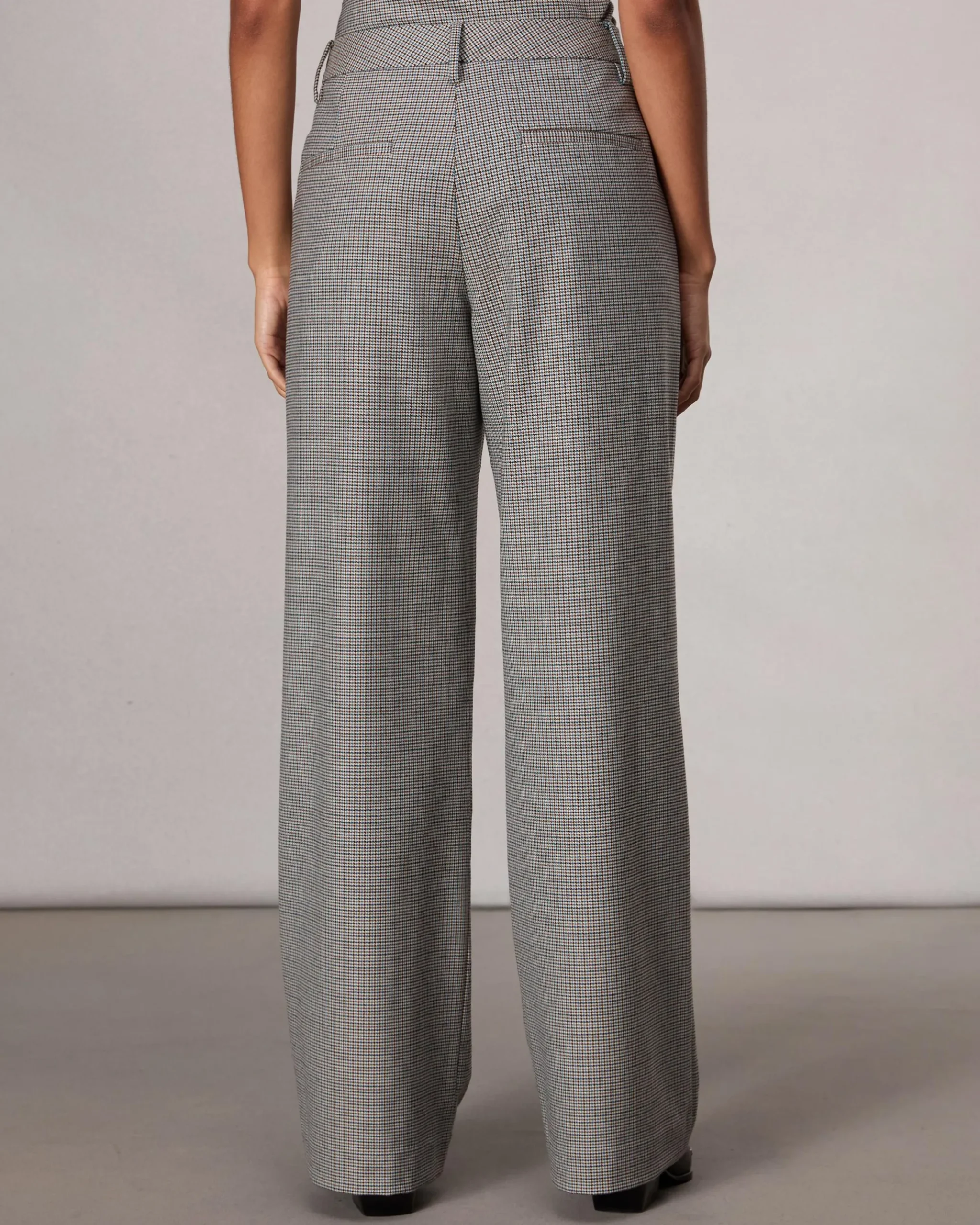 rag & bone Andi Full-Length Plaid Pant Blue Plaid Sale