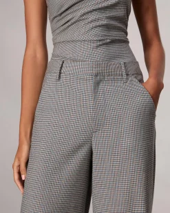 rag & bone Andi Full-Length Plaid Pant Blue Plaid Sale
