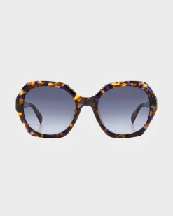rag & bone Annalise Brown Blue Havana Cheap