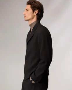 rag & bone Anton Striped Blazer Black Pinstripe Shop