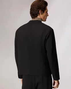 rag & bone Anton Striped Blazer Black Pinstripe Shop
