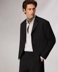 rag & bone Anton Striped Blazer Black Pinstripe Shop