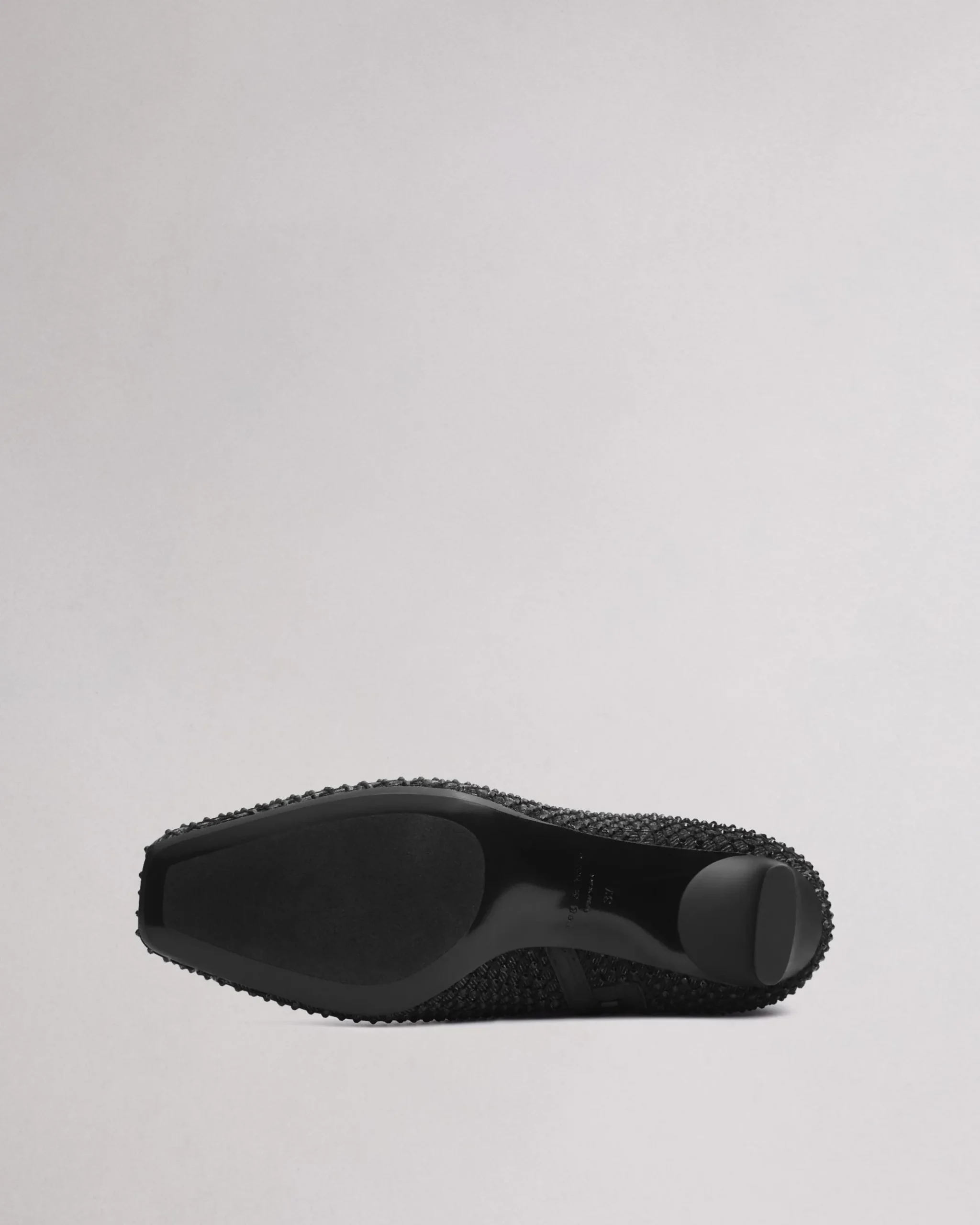rag & bone Astra Diamante Slingback Black Denim Clearance