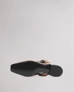 rag & bone Astra Leather Slingback Taupe Patent Online