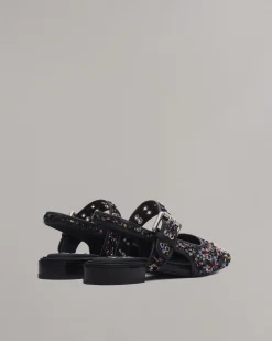 rag & bone Astra Slingback Flats Black Multi Clearance