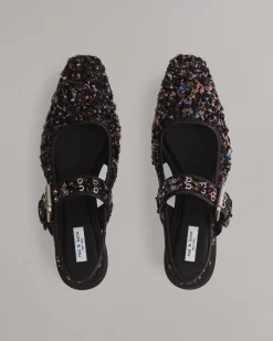 rag & bone Astra Slingback Flats Black Multi Clearance