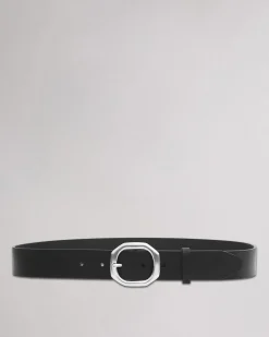 rag & bone Audrey Leather Belt Black Cheap