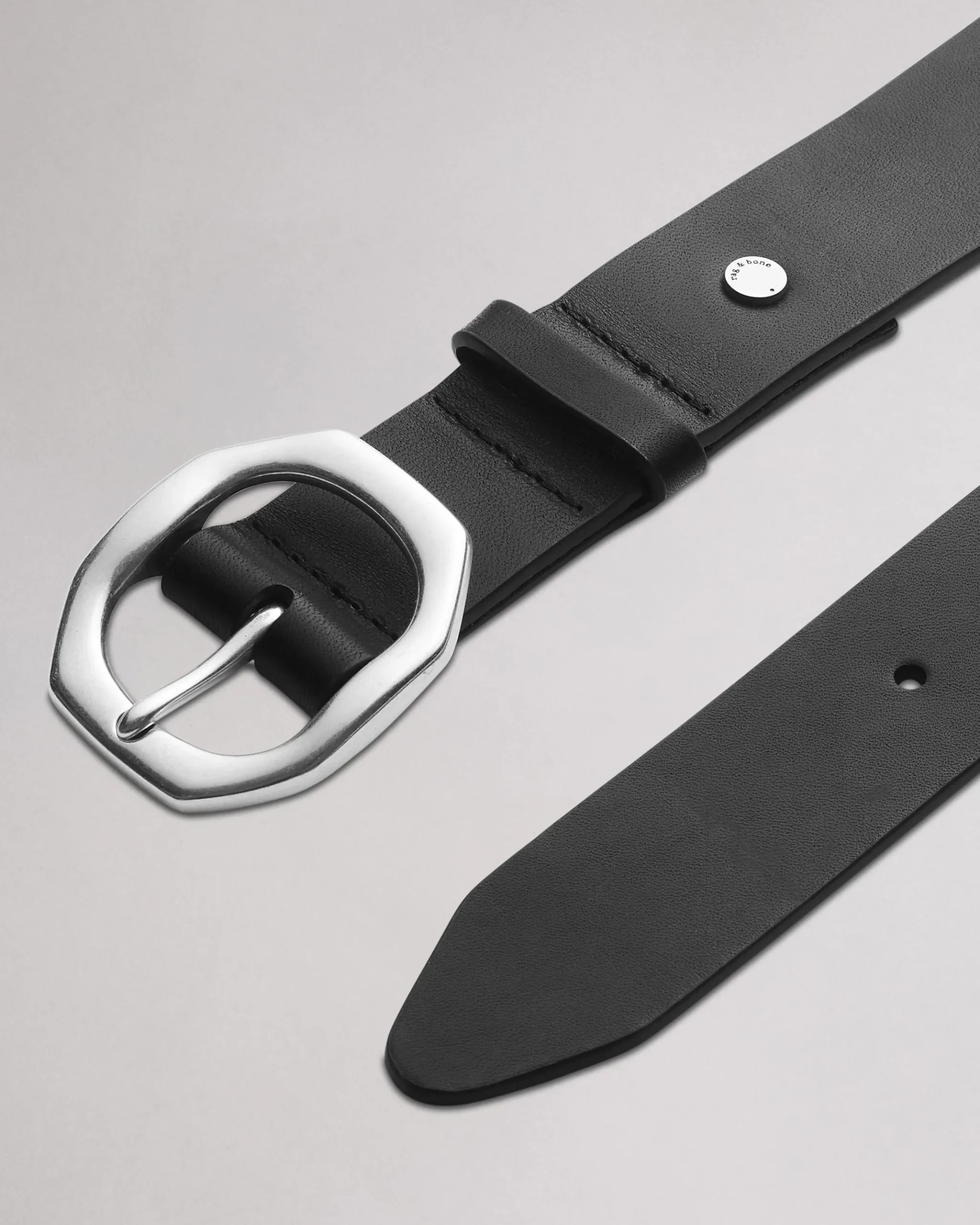 rag & bone Audrey Leather Belt Black Cheap