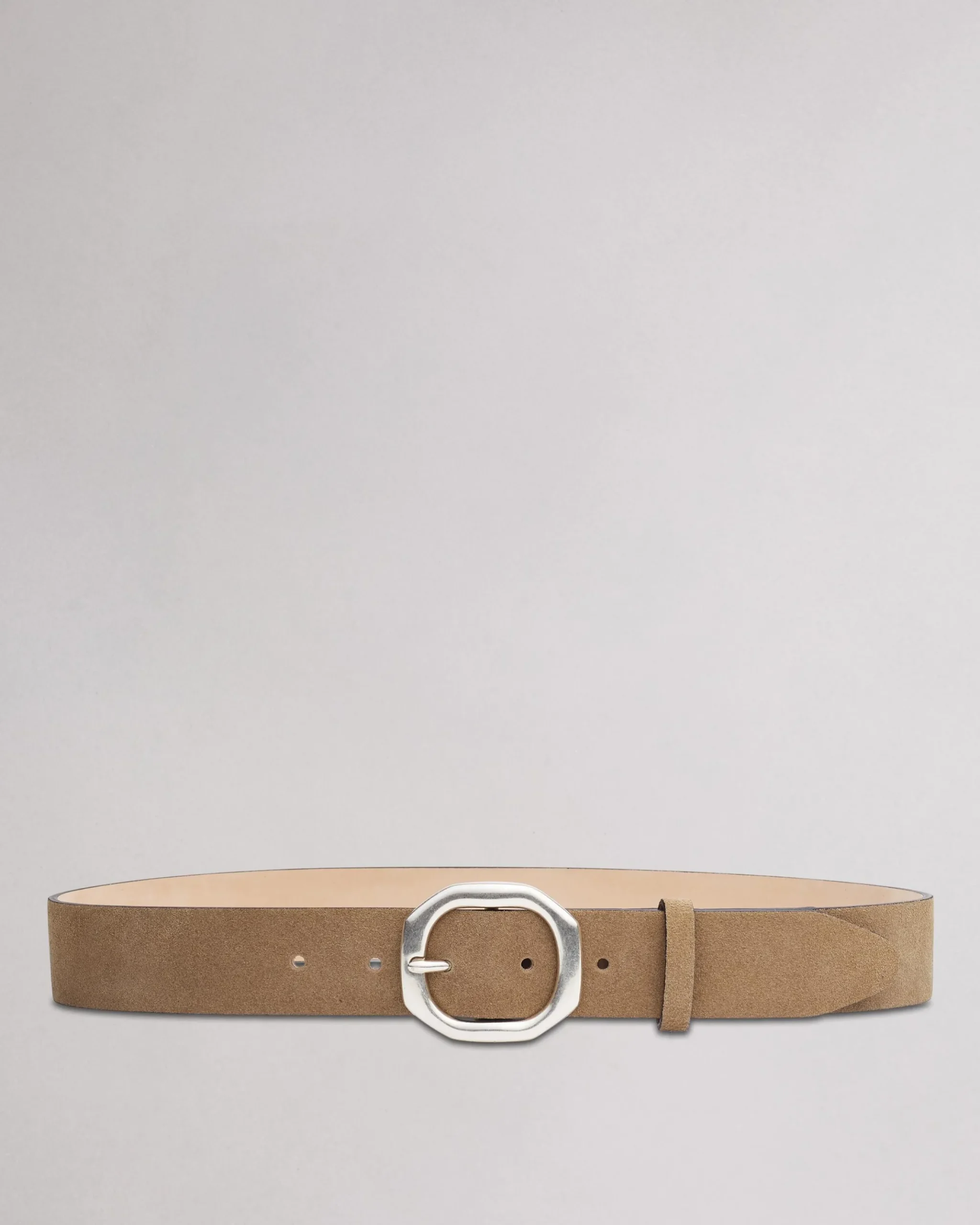 rag & bone Audrey Leather Belt Camel Suede Discount
