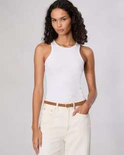rag & bone Baby Audrey Suede Belt Brownwood Suede Hot