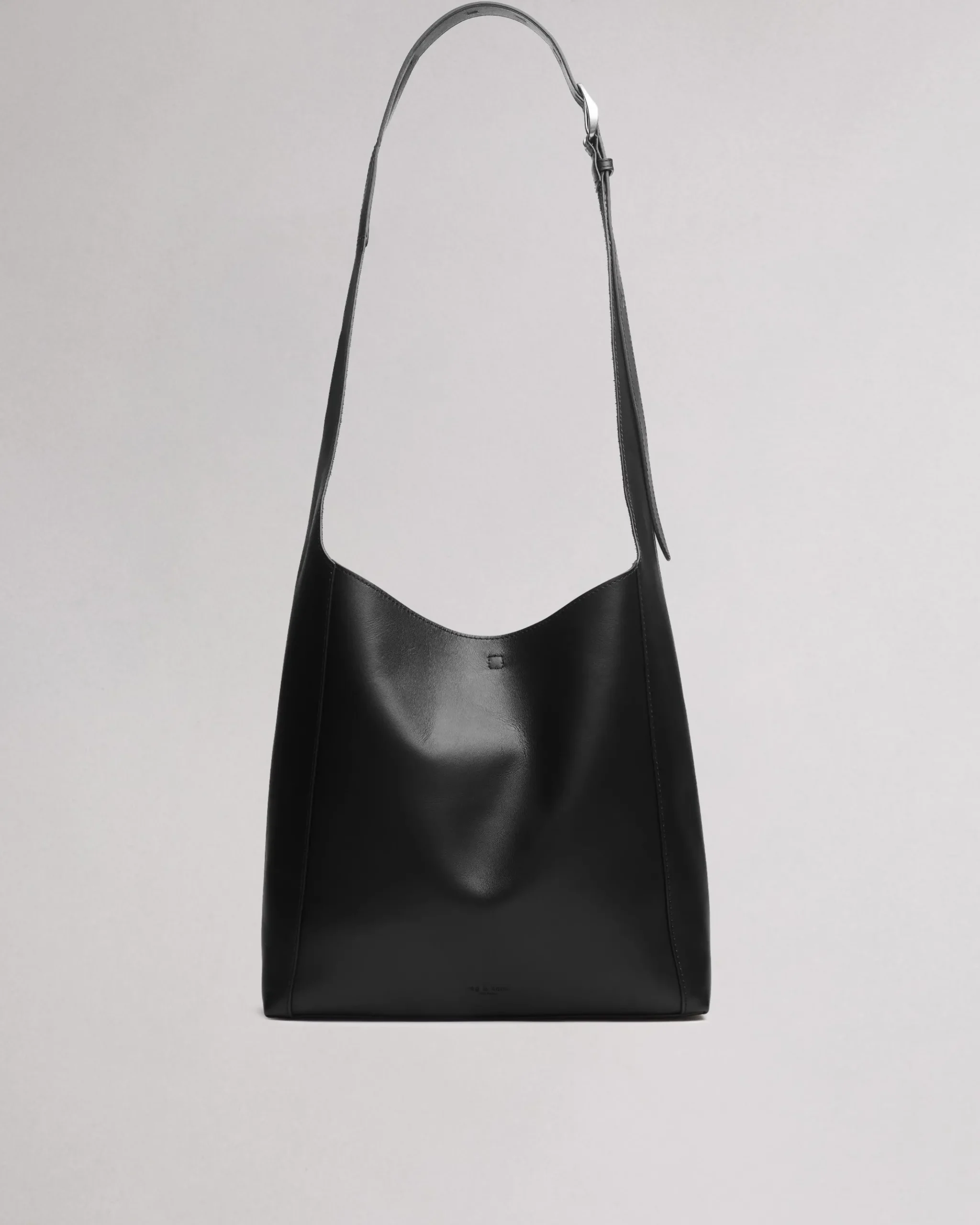 rag & bone Belize Leather Shopper Black Cheap