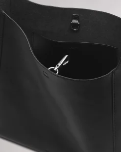 rag & bone Belize Leather Shopper Black Cheap
