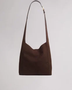 rag & bone Belize Suede Shopper Dark Espresso Suede Store