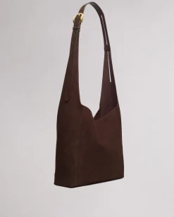 rag & bone Belize Suede Shopper Dark Espresso Suede Store