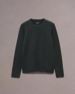 rag & bone Bennet Slim Fit Crewneck Sweater Forest Green Store