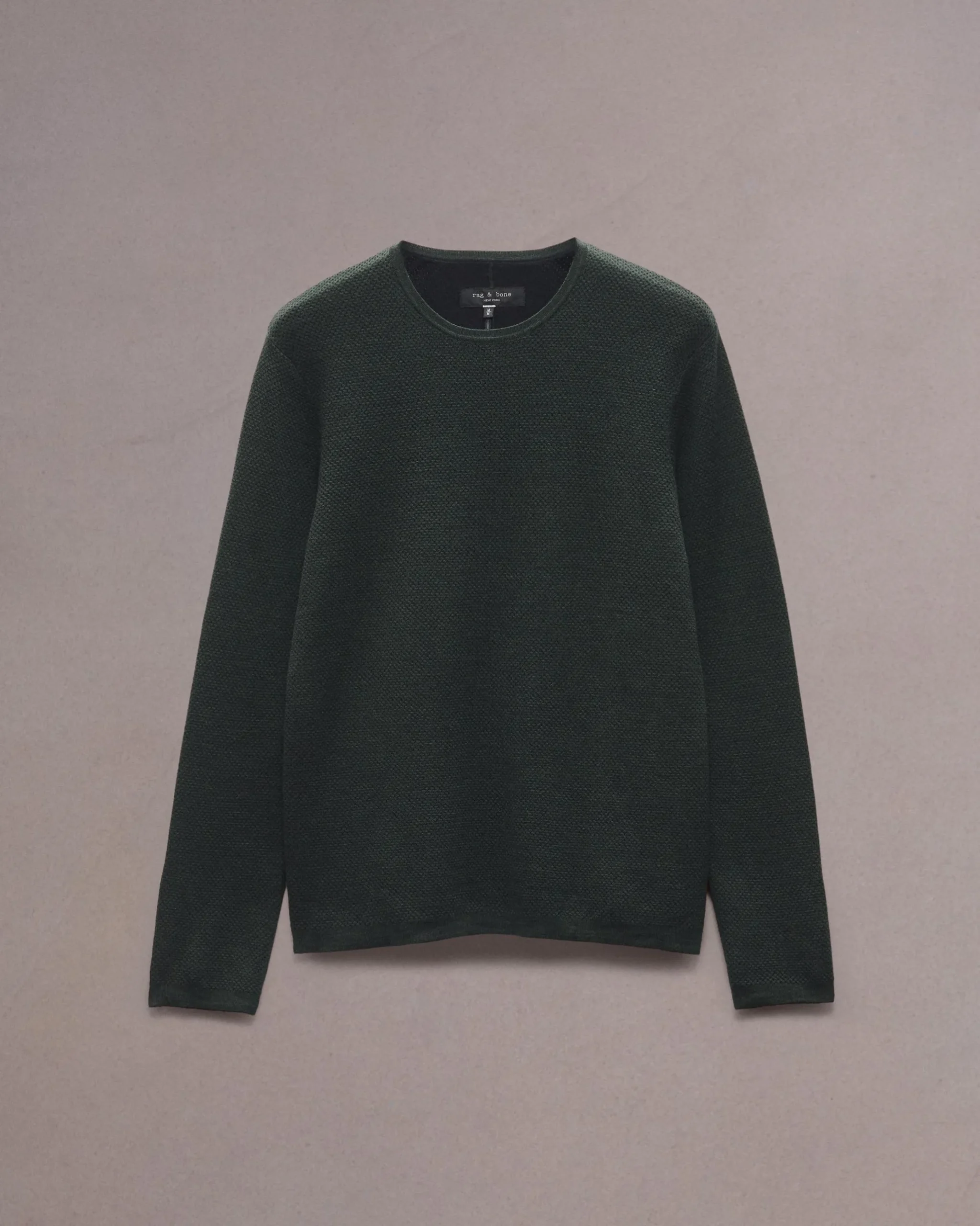 rag & bone Bennet Slim Fit Crewneck Sweater Forest Green Store