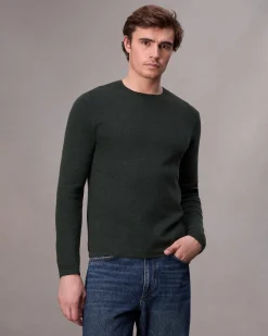 rag & bone Bennet Slim Fit Crewneck Sweater Forest Green Store