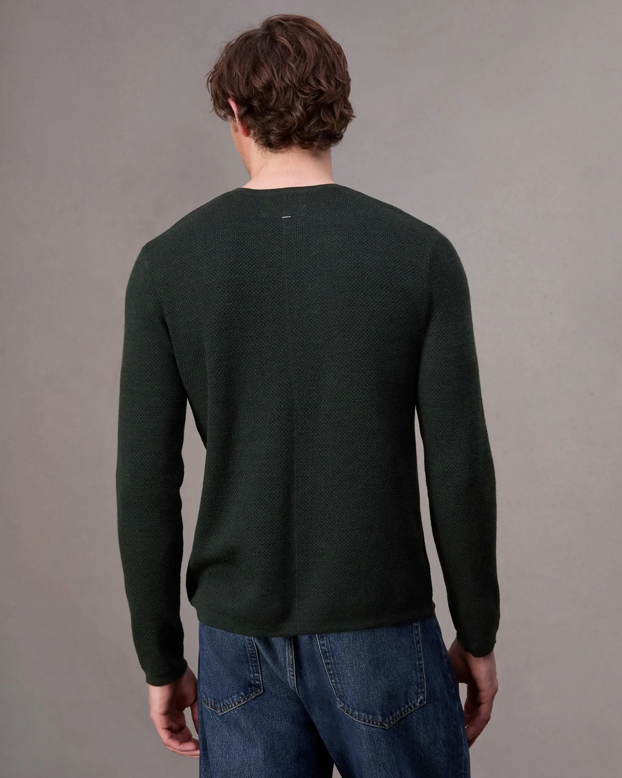 rag & bone Bennet Slim Fit Crewneck Sweater Forest Green Store