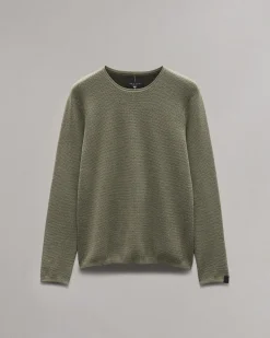 rag & bone Bennet Slim Fit Crewneck Sweater Sage Clearance