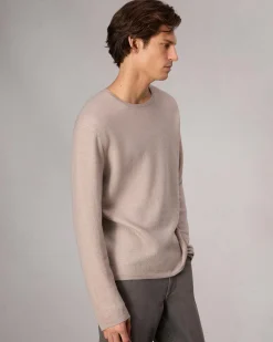 rag & bone Bennet Slim Fit Crewneck Sweater Light Tan Cheap