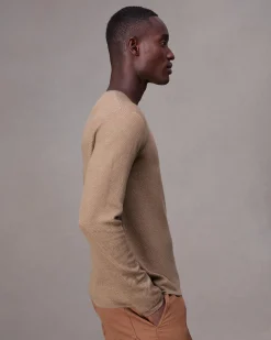 rag & bone Bennet Slim Fit Crewneck Sweater Desert Best Sale