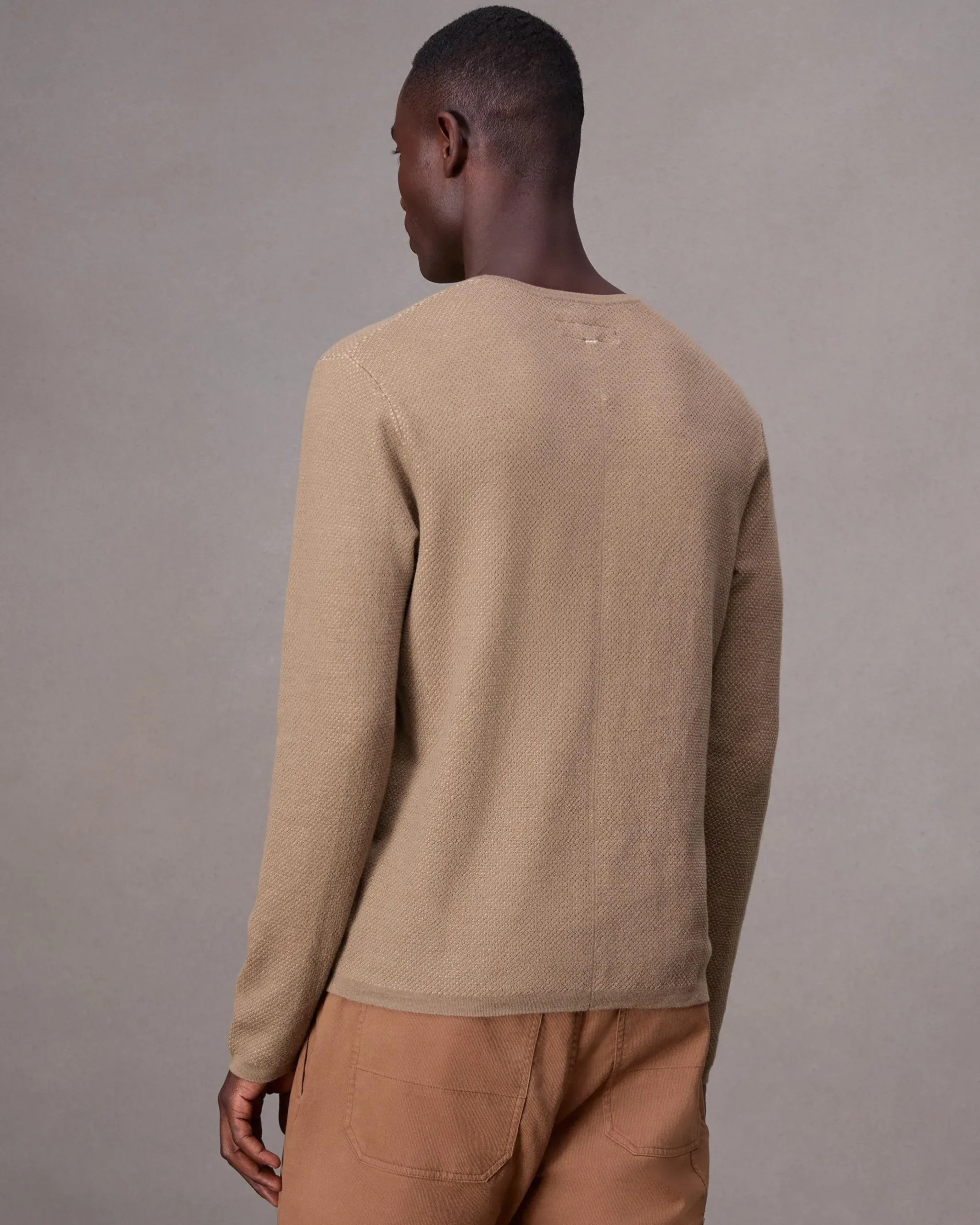 rag & bone Bennet Slim Fit Crewneck Sweater Desert Best Sale