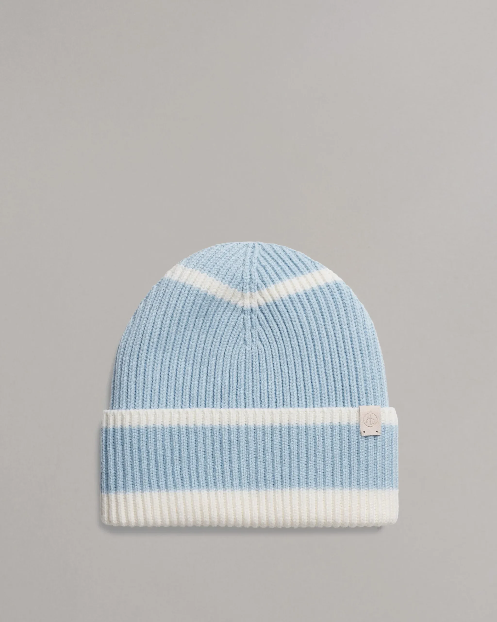 rag & bone Blake Striped Beanie Light Blue Flash Sale