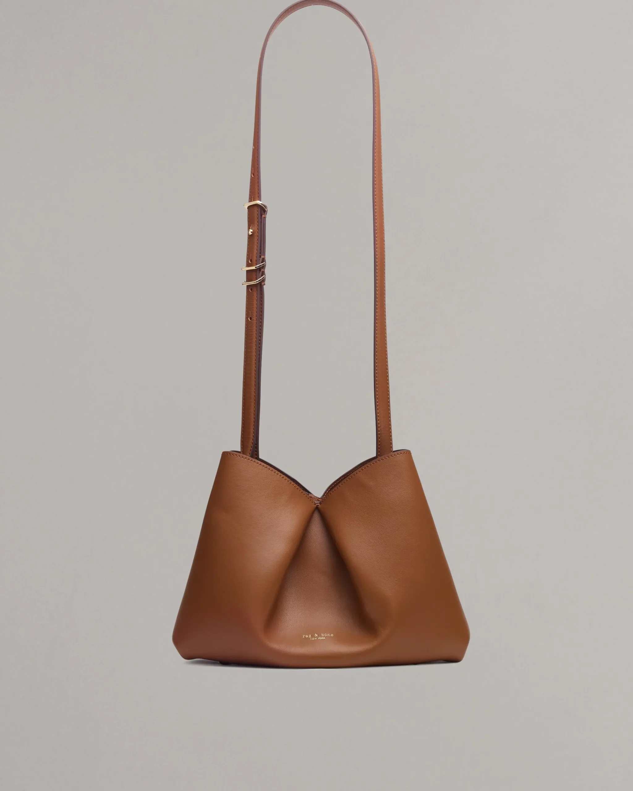 rag & bone Bloom Medium Italian Calf Leather Crossbody Bag Cognac Online