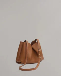 rag & bone Bloom Medium Italian Calf Leather Crossbody Bag Cognac Online
