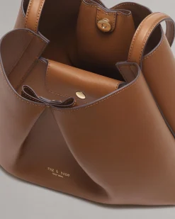rag & bone Bloom Medium Italian Calf Leather Crossbody Bag Cognac Online
