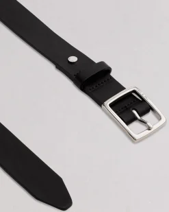 rag & bone Boyfriend Leather Belt Black Sale