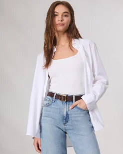 rag & bone Boyfriend Leather Belt Dark Espresso Basketweave Shop