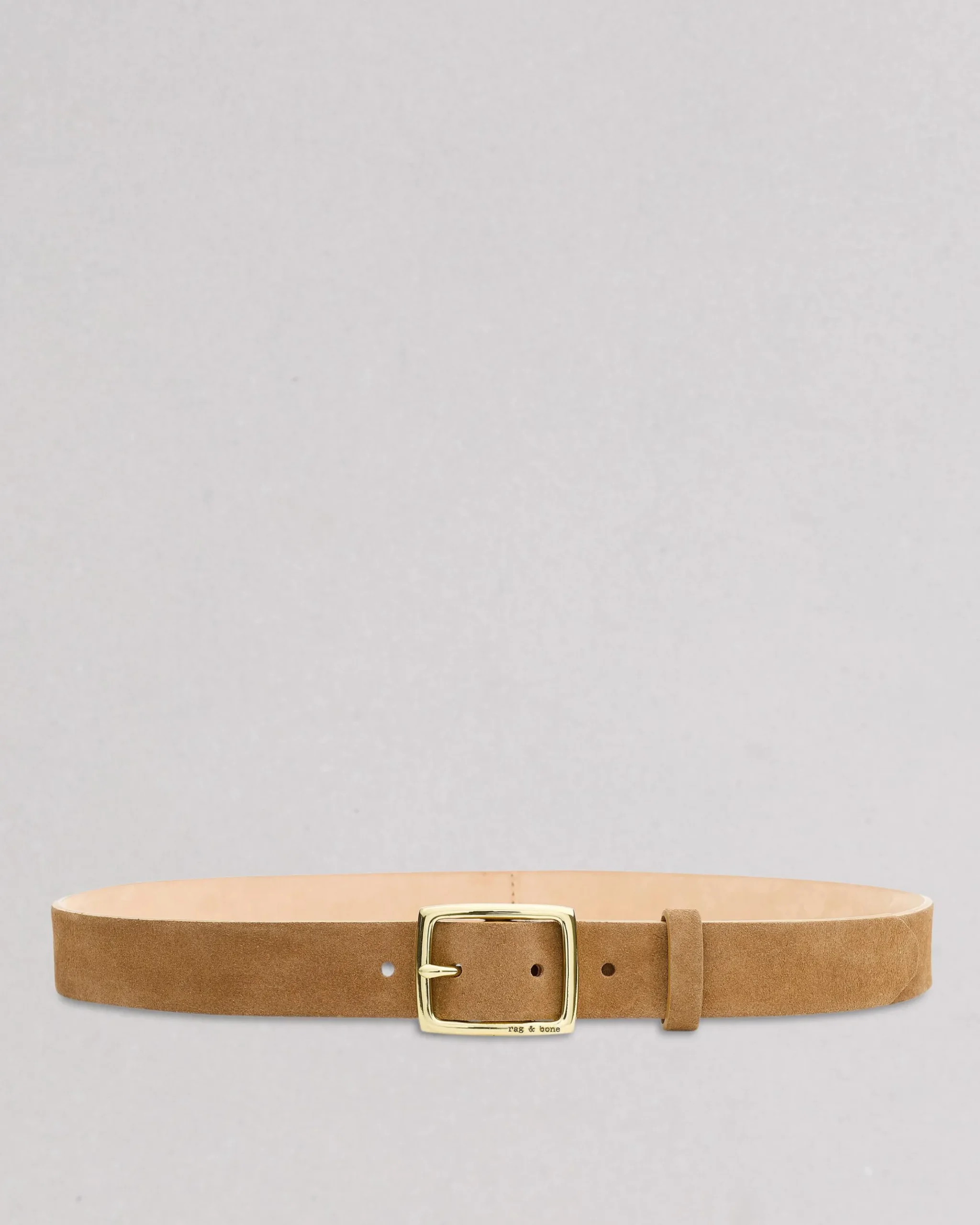rag & bone Boyfriend Suede Belt Camel Best Sale