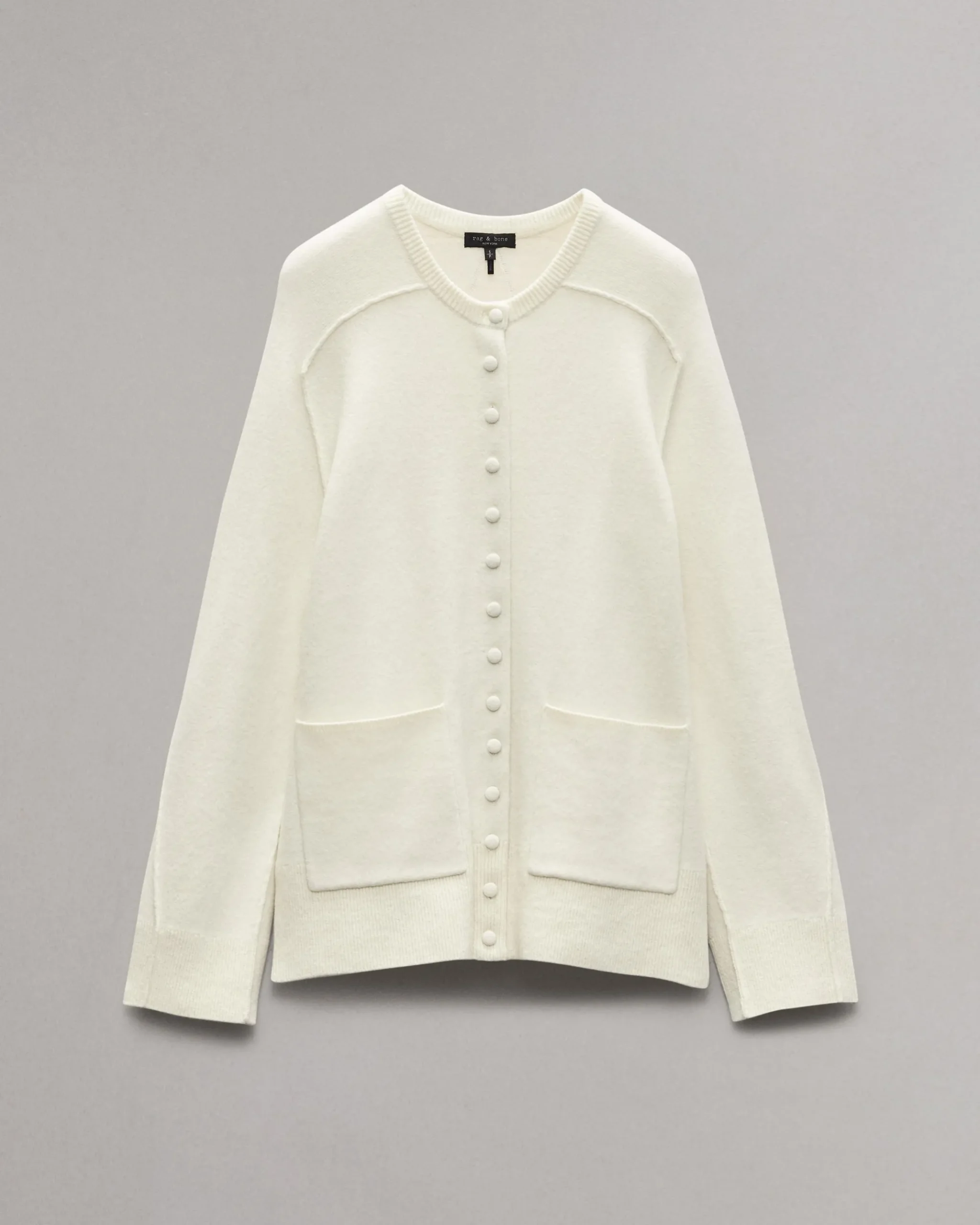 rag & bone Bridget Lady Cardigan Ivory Discount