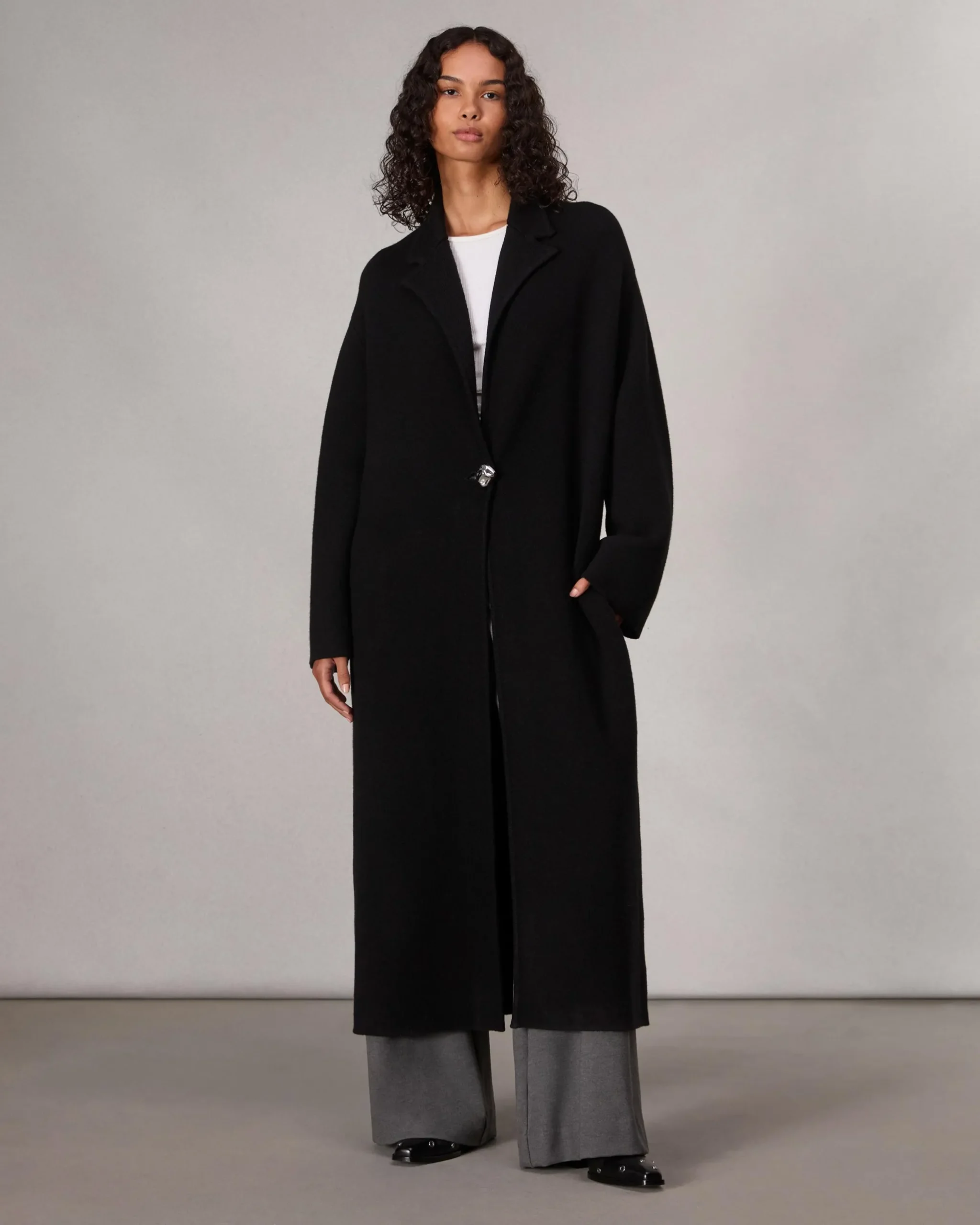 rag & bone Bridget Sweater Coat Black Shop