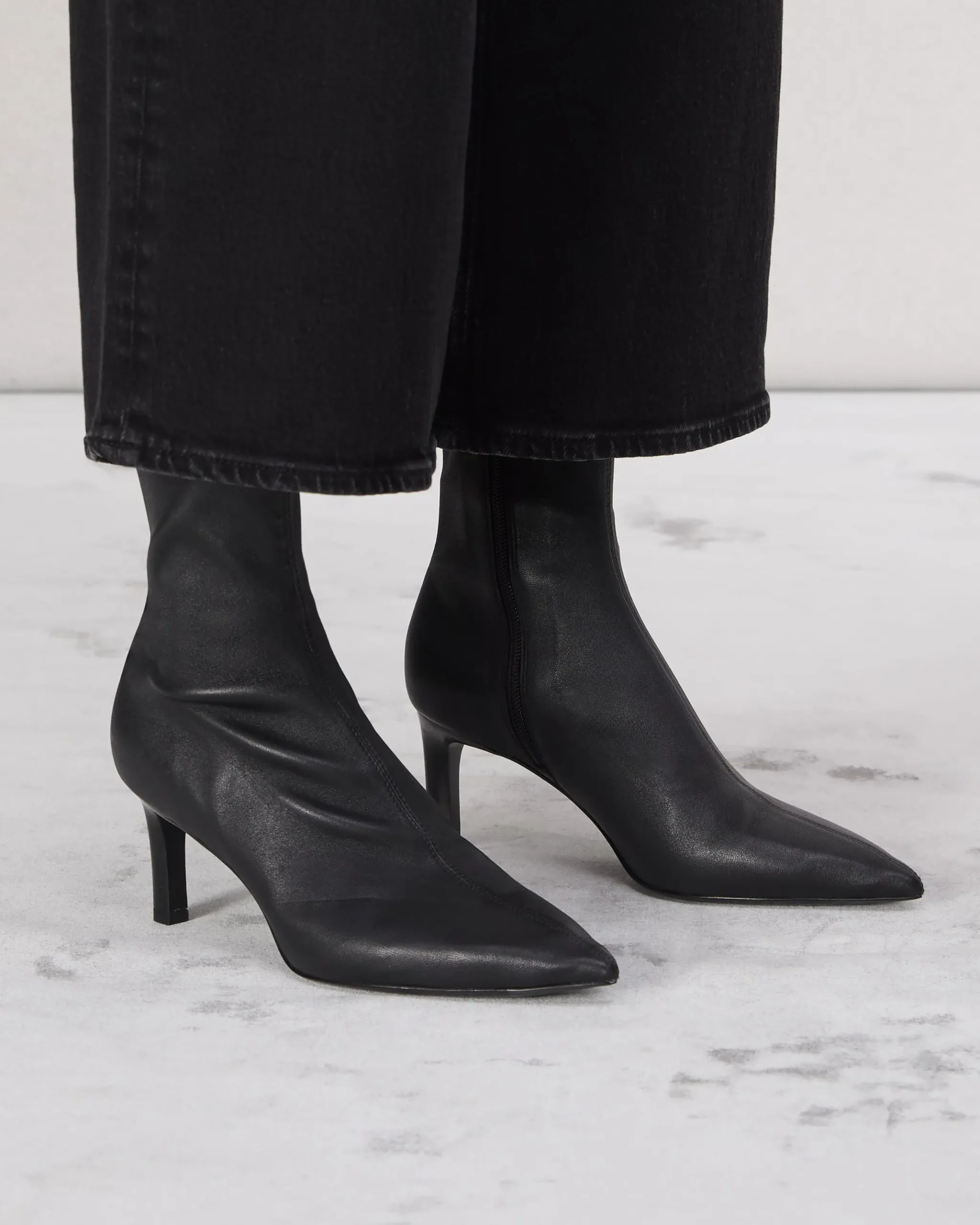 rag & bone Britt Leather Boot Black Discount