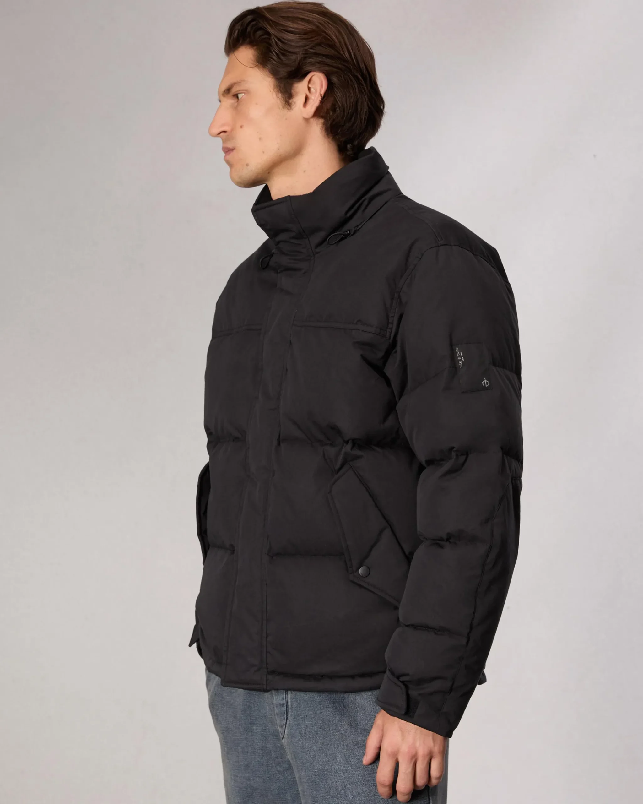 rag & bone Bubble Down Jacket Jet Black Online