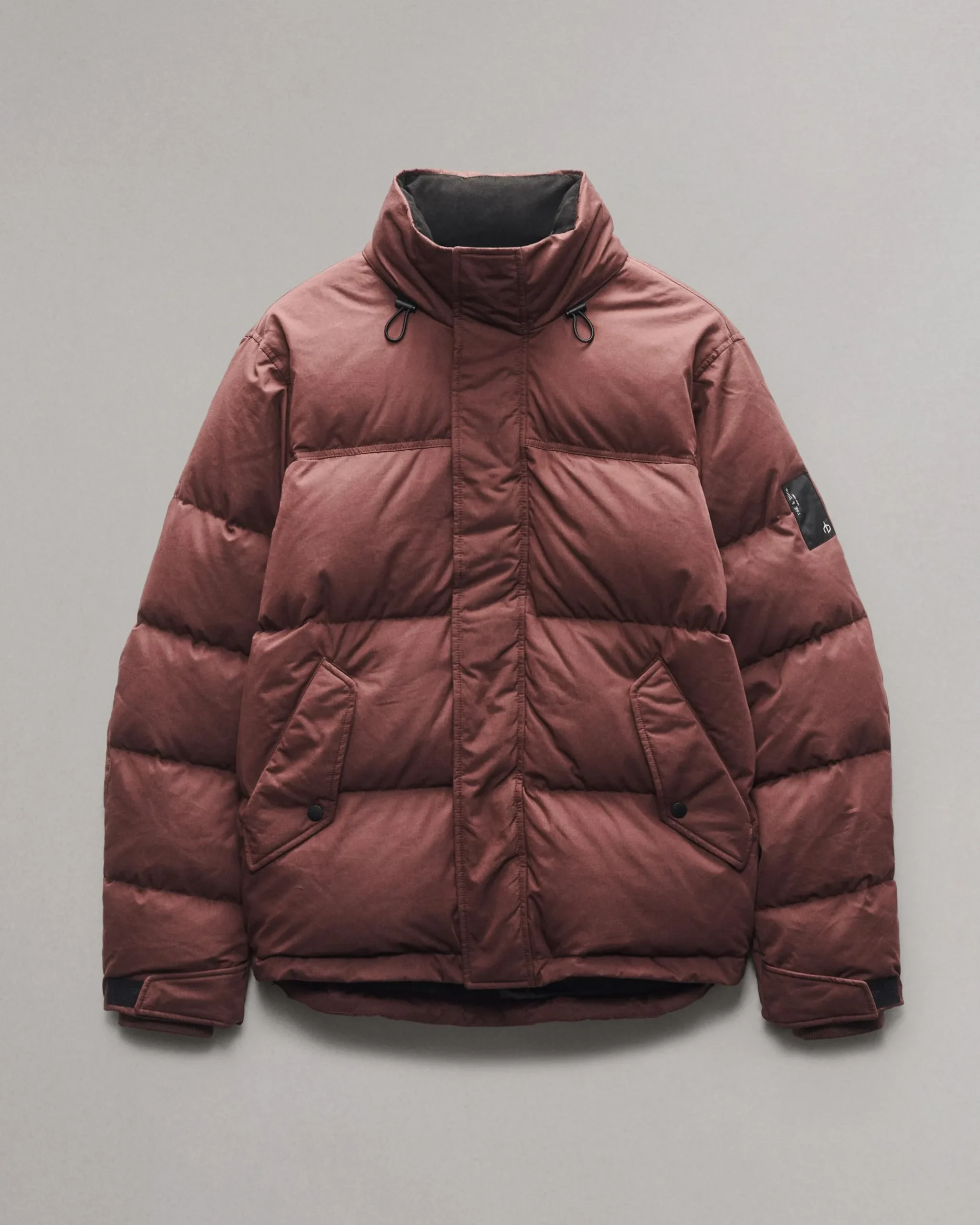 rag & bone Bubble Down Jacket Mahogany Clearance