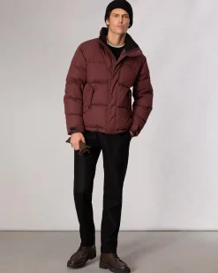 rag & bone Bubble Down Jacket Mahogany Clearance