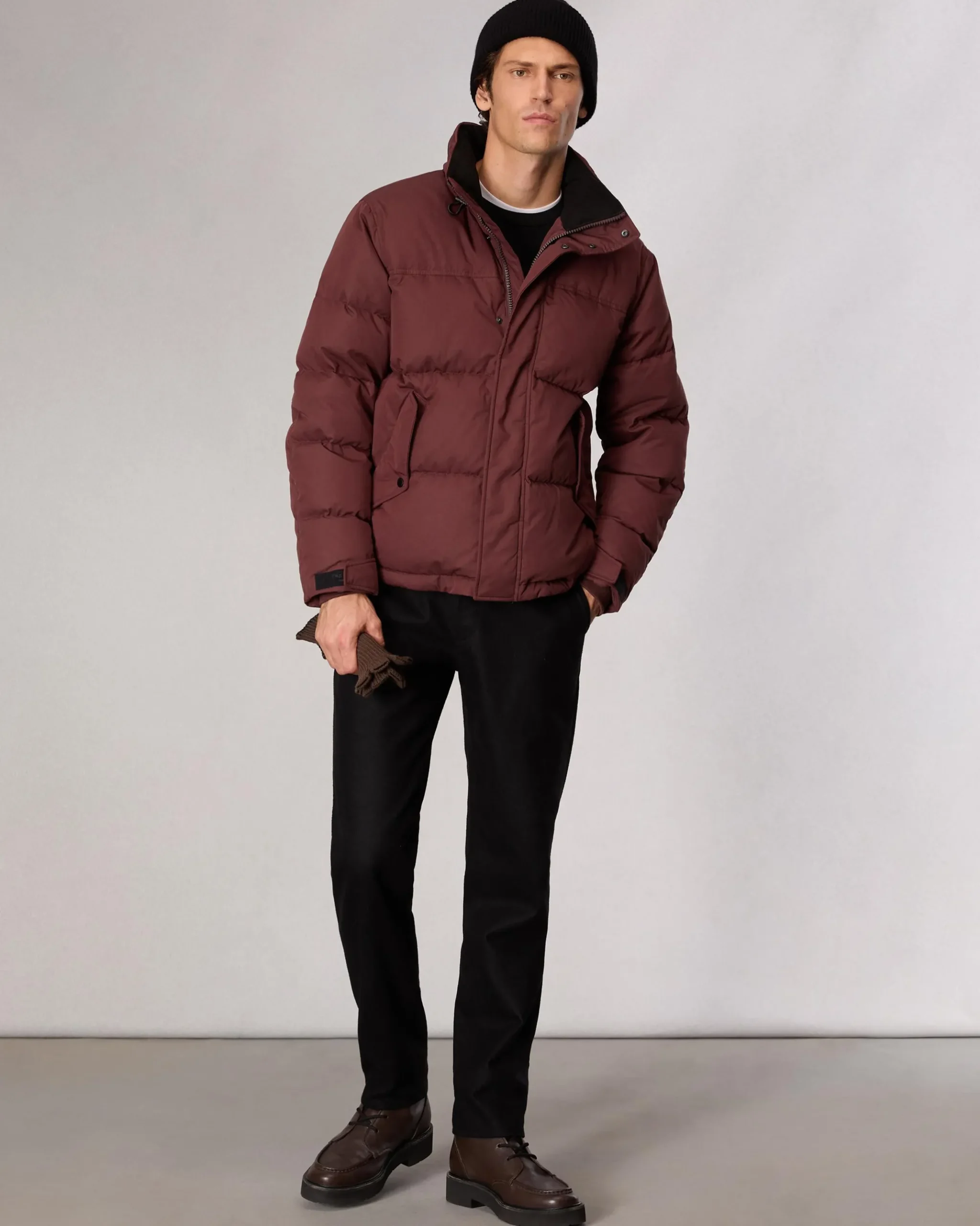 rag & bone Bubble Down Jacket Mahogany Clearance