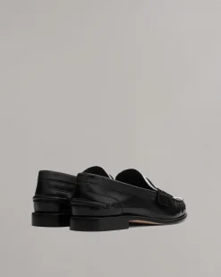 rag & bone Carter Leather Loafer Black/White Shop