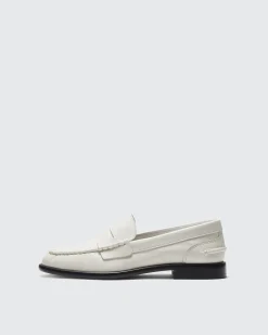 rag & bone Carter Leather Loafer Antique White Shop