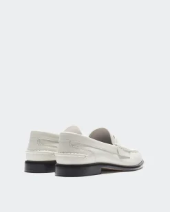 rag & bone Carter Leather Loafer Antique White Shop