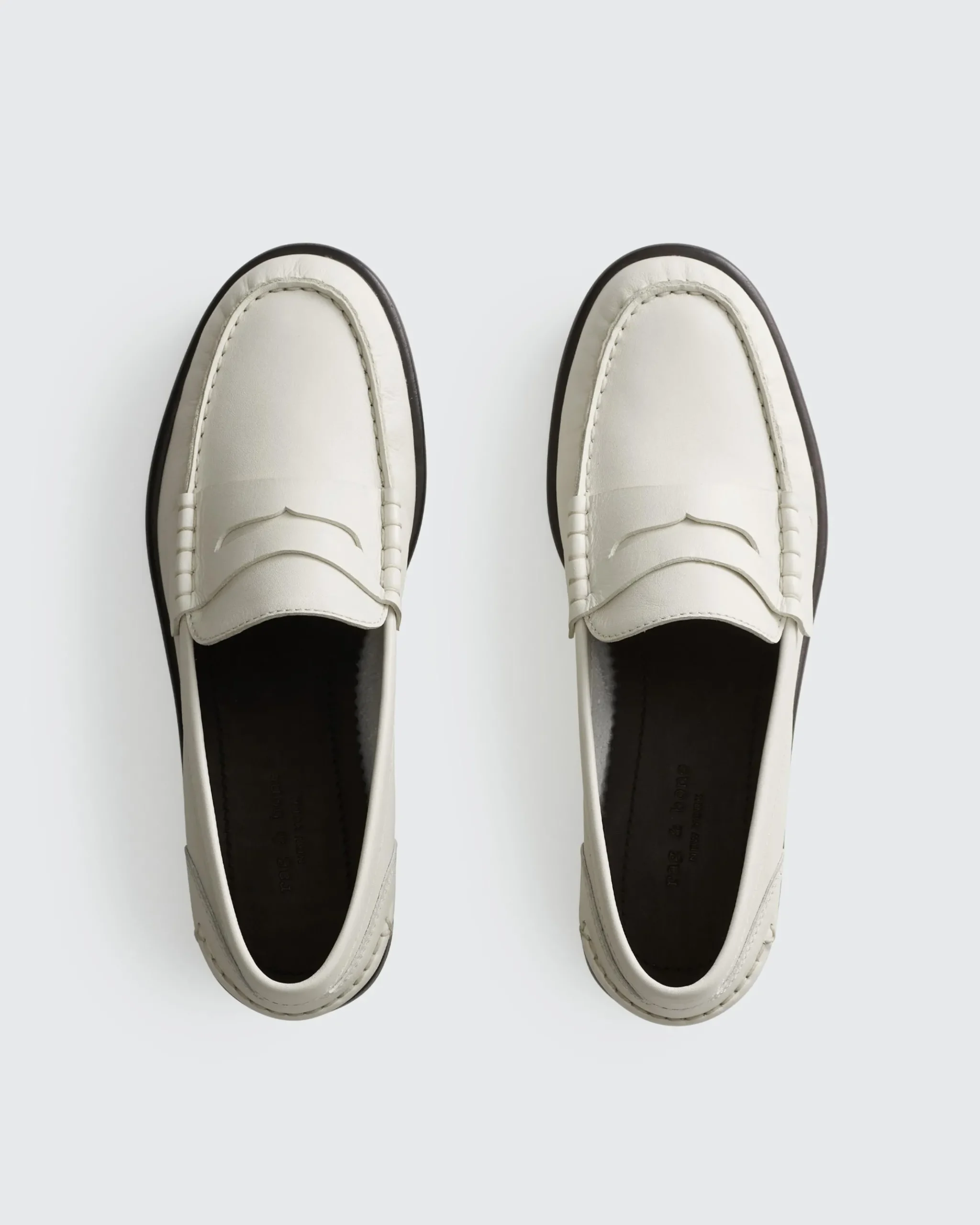 rag & bone Carter Leather Loafer Antique White Shop