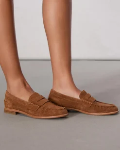 rag & bone Carter Suede Loafer Brownwood Suede New